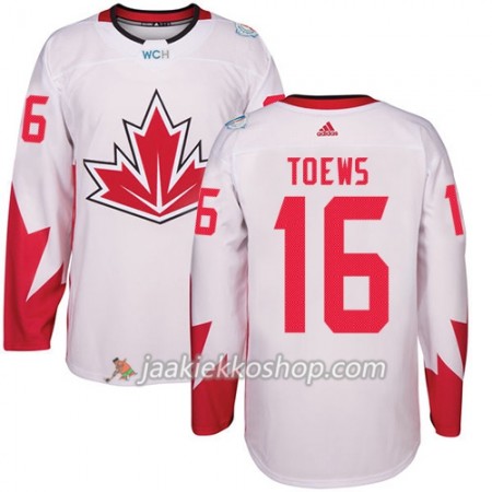 Team Kanada Pelipaita Jonathan Toews 16 2016 World Cup Valkoinen Paita